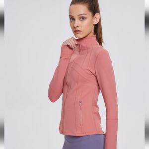 NWT Limit Zip-Up Long Sleeve (Nude Pink) - LIT Activewear